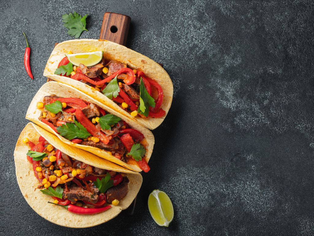 tacos sur planche